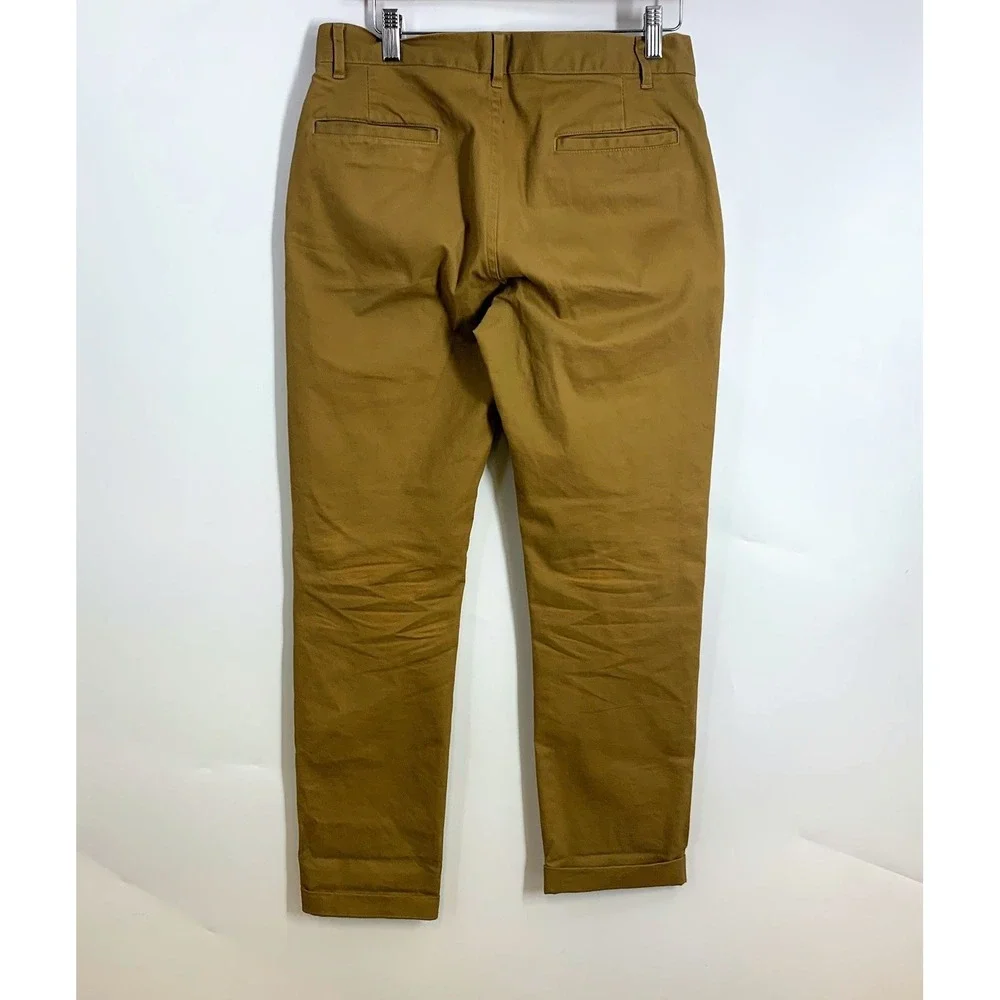 Taylor‎ Stitch Democratic Chino British Khaki Organic Cotton Pants Mens Size 30 - Picture 2 of 15